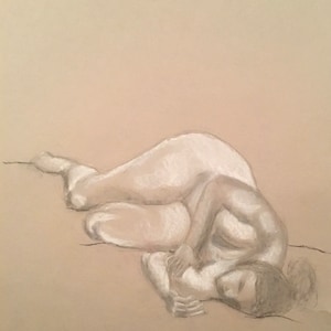 Female Study laying