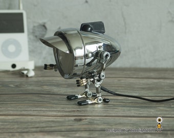 ドワーフ フルレンジ調光器 パイプロボットランプ デスクランプ ギフト