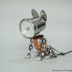 GERMAN SHEPHERD" Robot table lamp