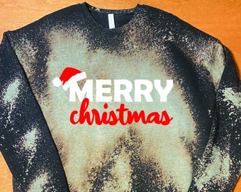 Merry Christmas Sweatshirt, Holiday Sweatshirt, Holidays, Gifts, Ugly Sweater