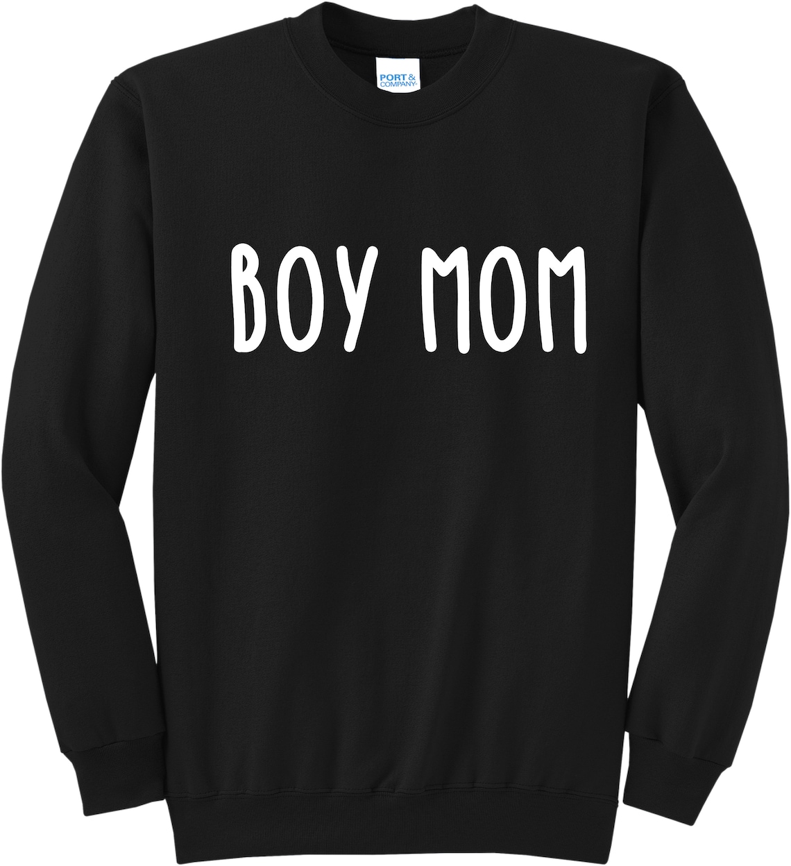 Boy Mom Crewneck Sweatshirt, Mama Sweater, Baby Shower Gift, Pregnancy