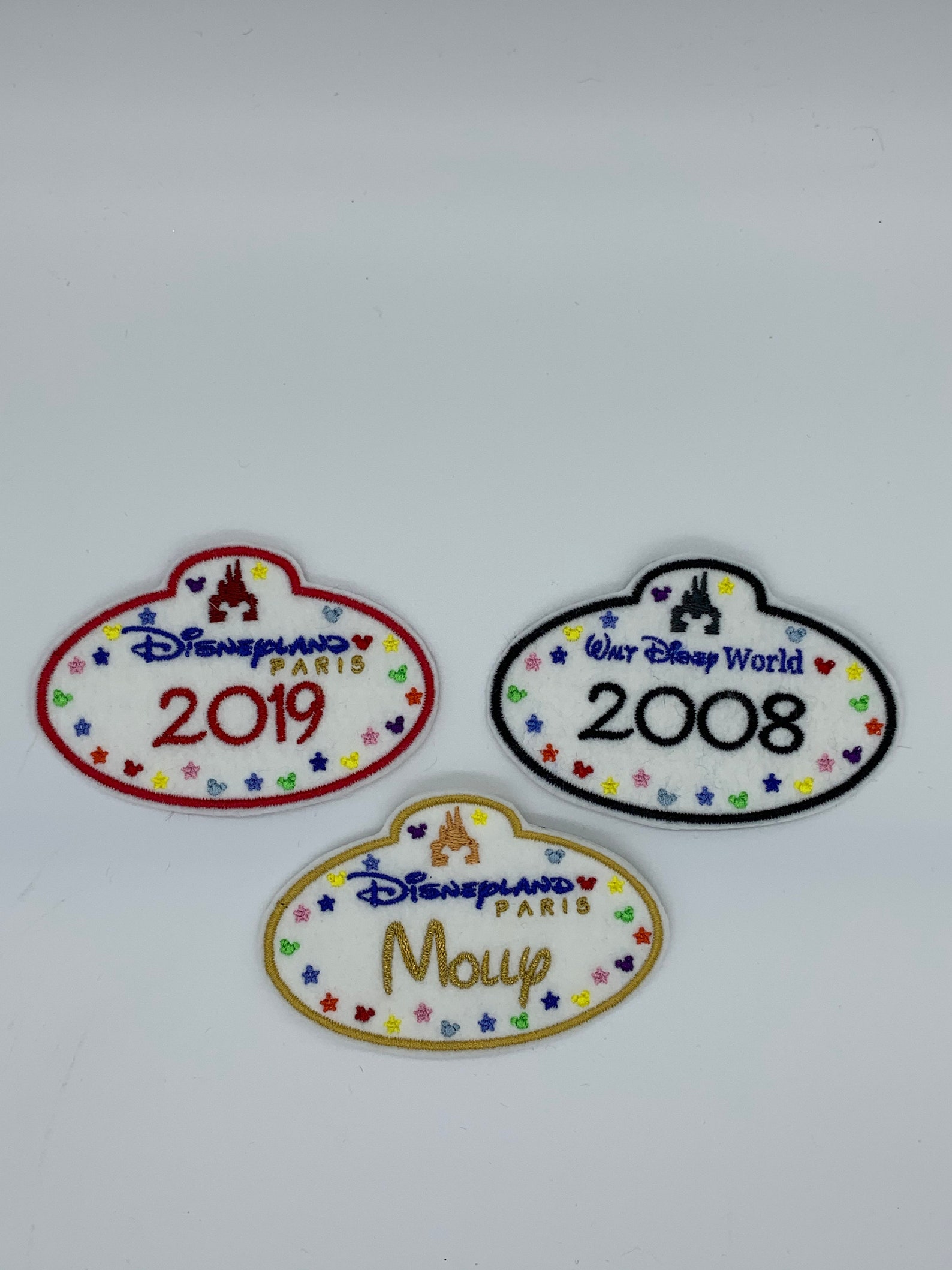 Disneyland / Disneyland Paris/ Walt Disney World name badge/ Etsy