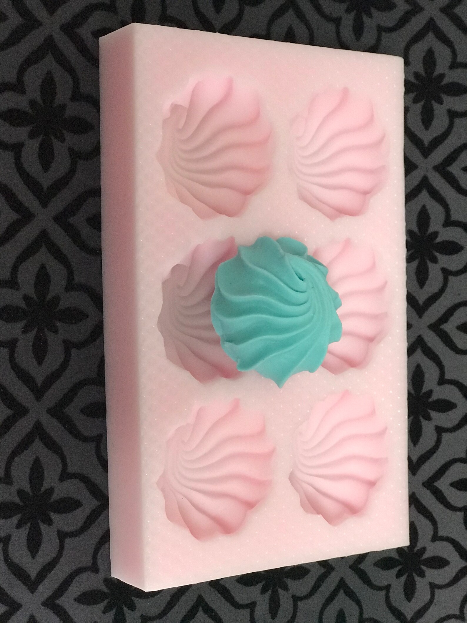 Meringue cookie 6 cavities silicone mold cookie mold meringue Etsy