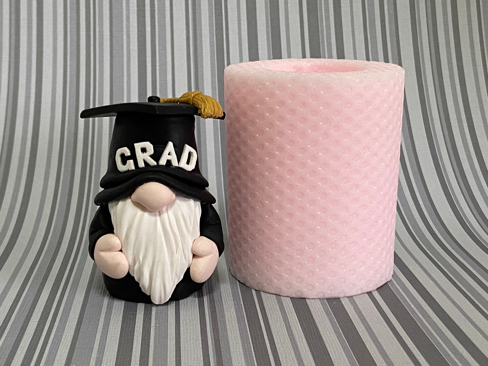 Gnome Silicone Mold Grad Gnome Mold Gnome Mold 3D Mold Soap Etsy