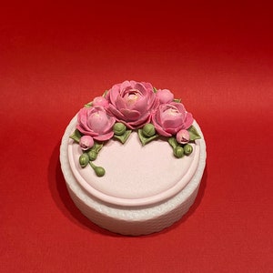 Austin Rose Candle Silicone Mold, Rose Flower Penoy Flower Soap