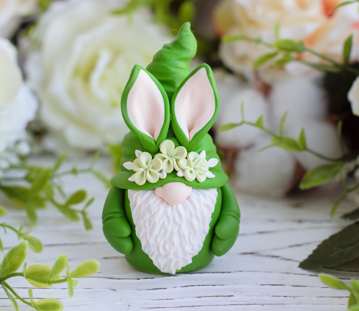 Bunny Gnome Silicone Mold Gnome Mold Gnome Soap Mold Bunny Etsy