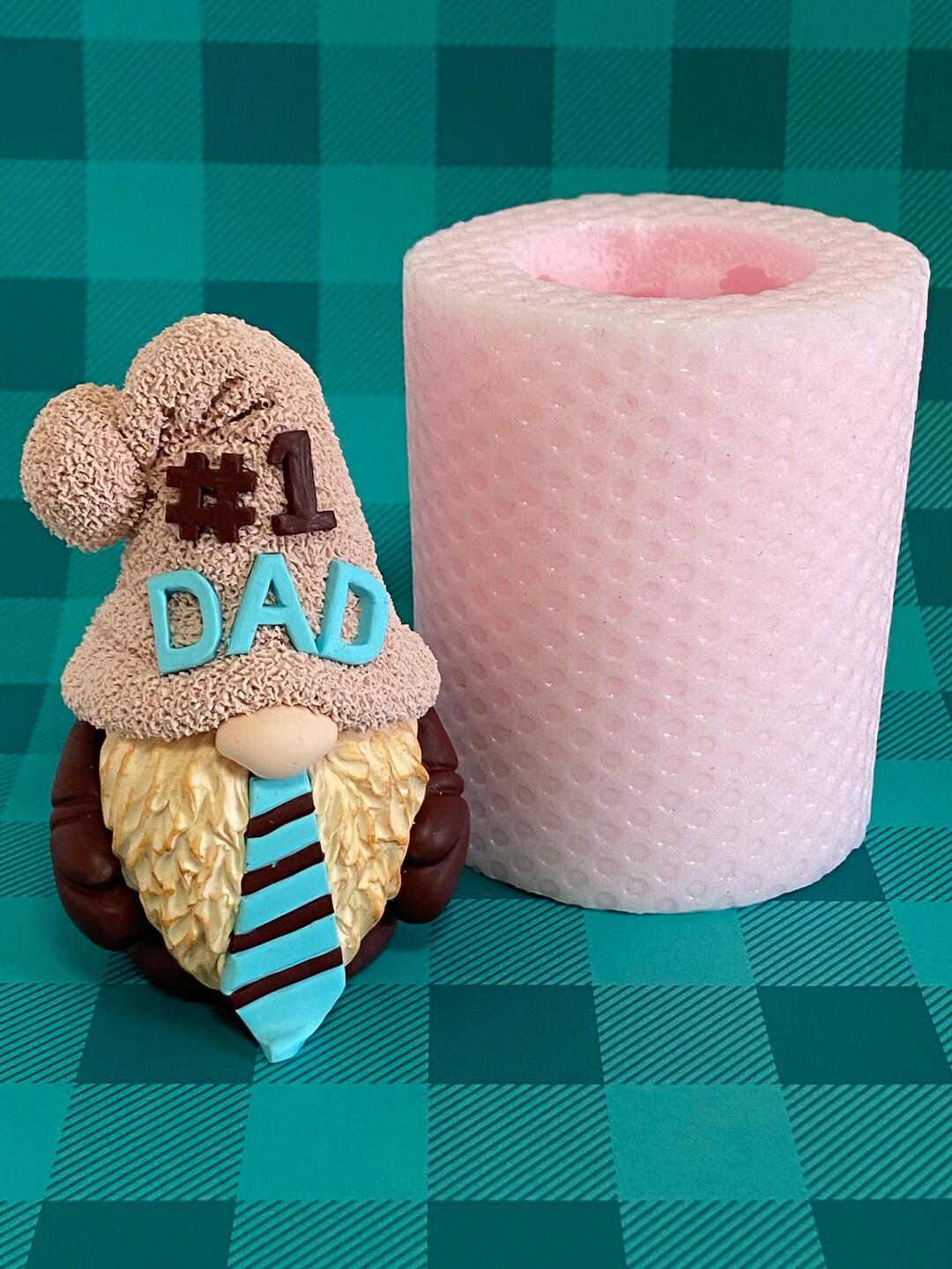 Gnome Silicone Mold Dad 1 Gnome Mold Gnome Mold 3D Mold Soap Mold Gnome Soap Mold Candle Molds