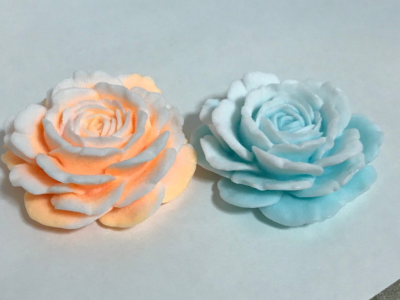 Big Royal Rose Flower Silicone Mold Soap Mold Flower Mold Etsy