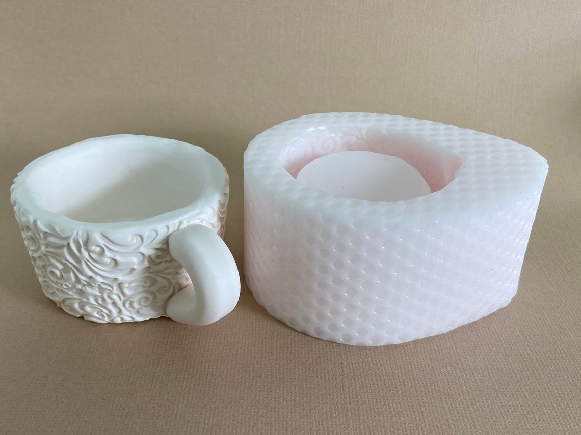 3D Cup Silicone Mold Coffee Cup Mold Tea Cup Mold Cup Soap Etsy