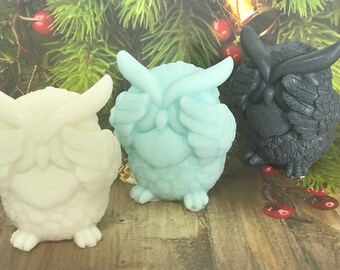 Owl silicone mold 3D owl mold owl soap mold candle mold baking mold soap molds resin molds owl mold silicone