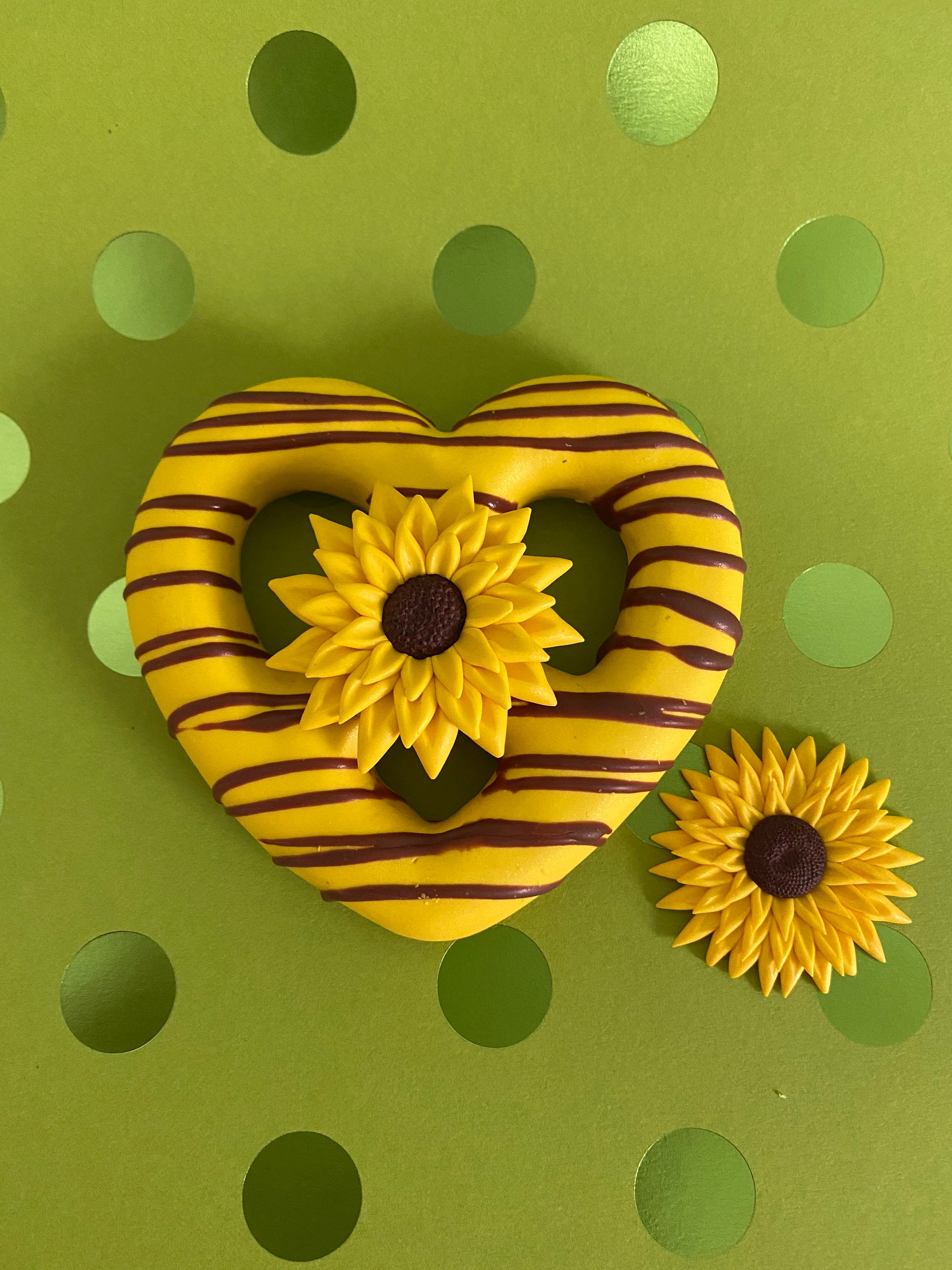 Visland Silicone Molds Cupcake Sunflower Shapes Silicone Baking