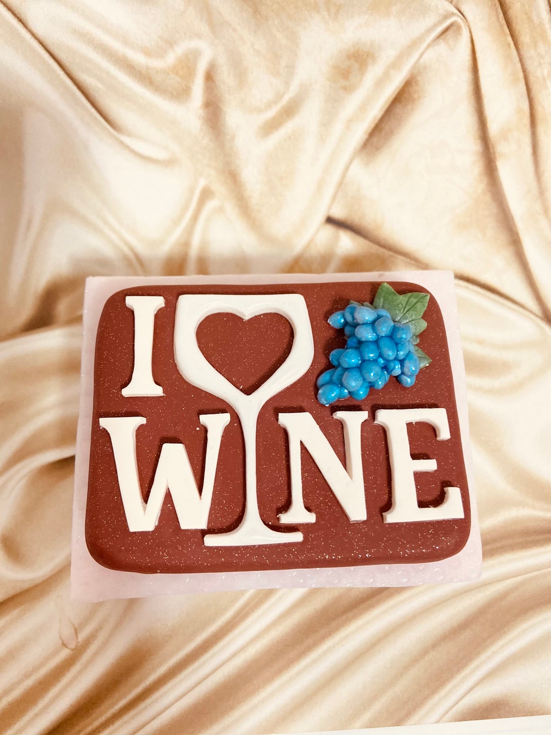I Love Wine Silicone Mold Wine Mold Wine Soap Mold Wine Lovers Molds