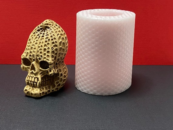 3D skull mold, #skull mold #Halloween mold silicone skull mold