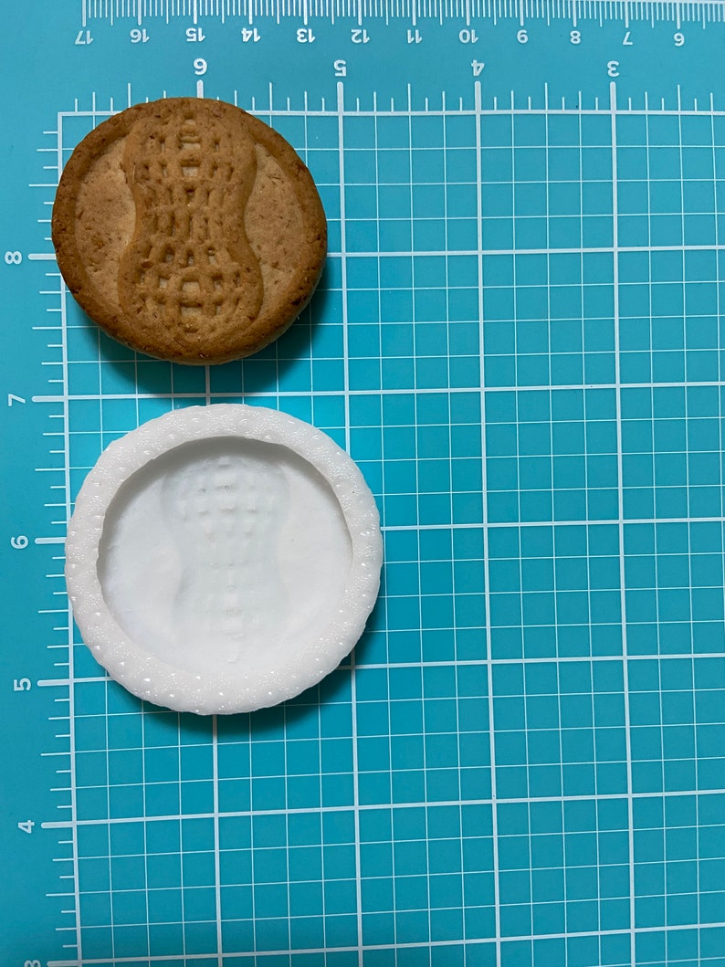 Peanut Butter Cookie Mold 2 Soap Mold Food Mold Fake Bake Etsy