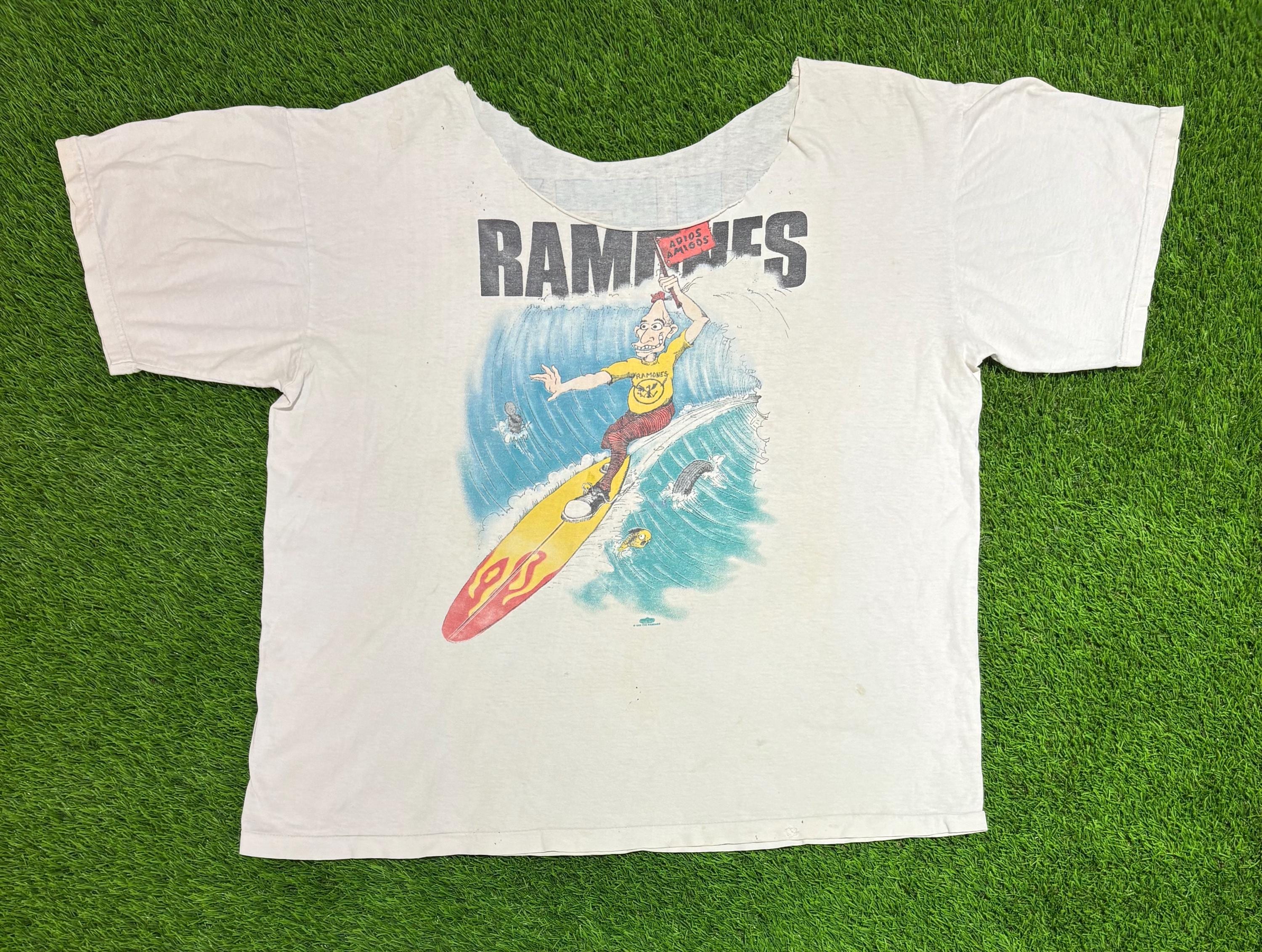 Distressed Ramones Tshirt - Etsy
