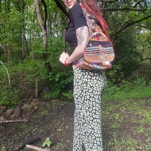 Mochila Stash away - Bolso hecho a mano en Nepal - Bolso de cáñamo del Himalaya