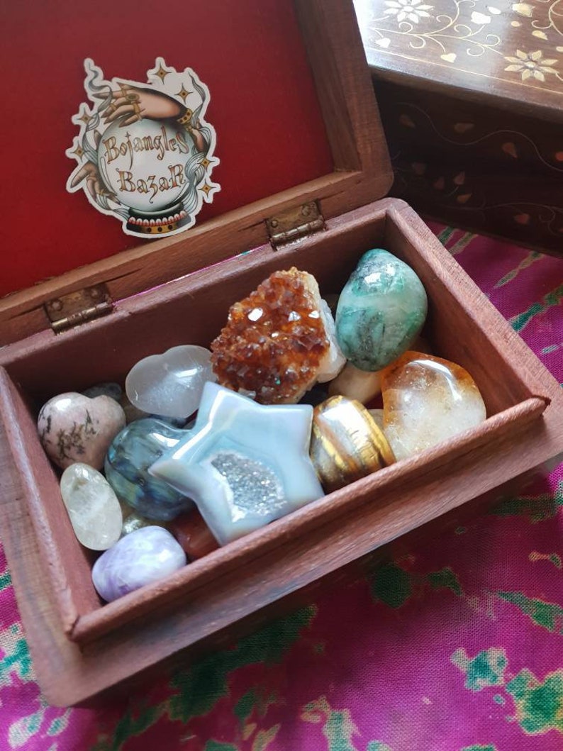 Mystery Crystal Selection Surprise Sets Goodie Bag Etsy Denmark