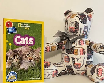 Cats Cartoon Book and Bear