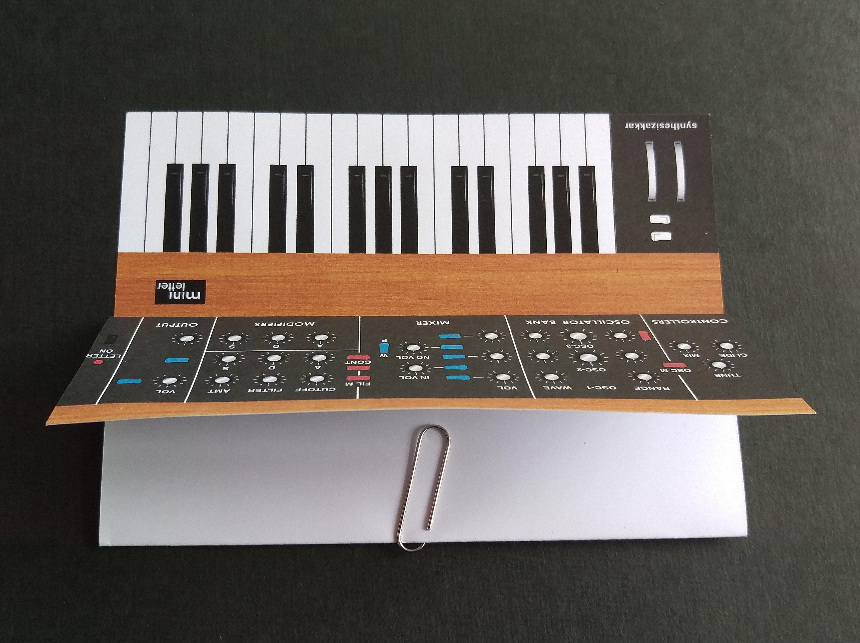 Letter Analog Synthesizer Design Letter Set Mini Letter Etsy