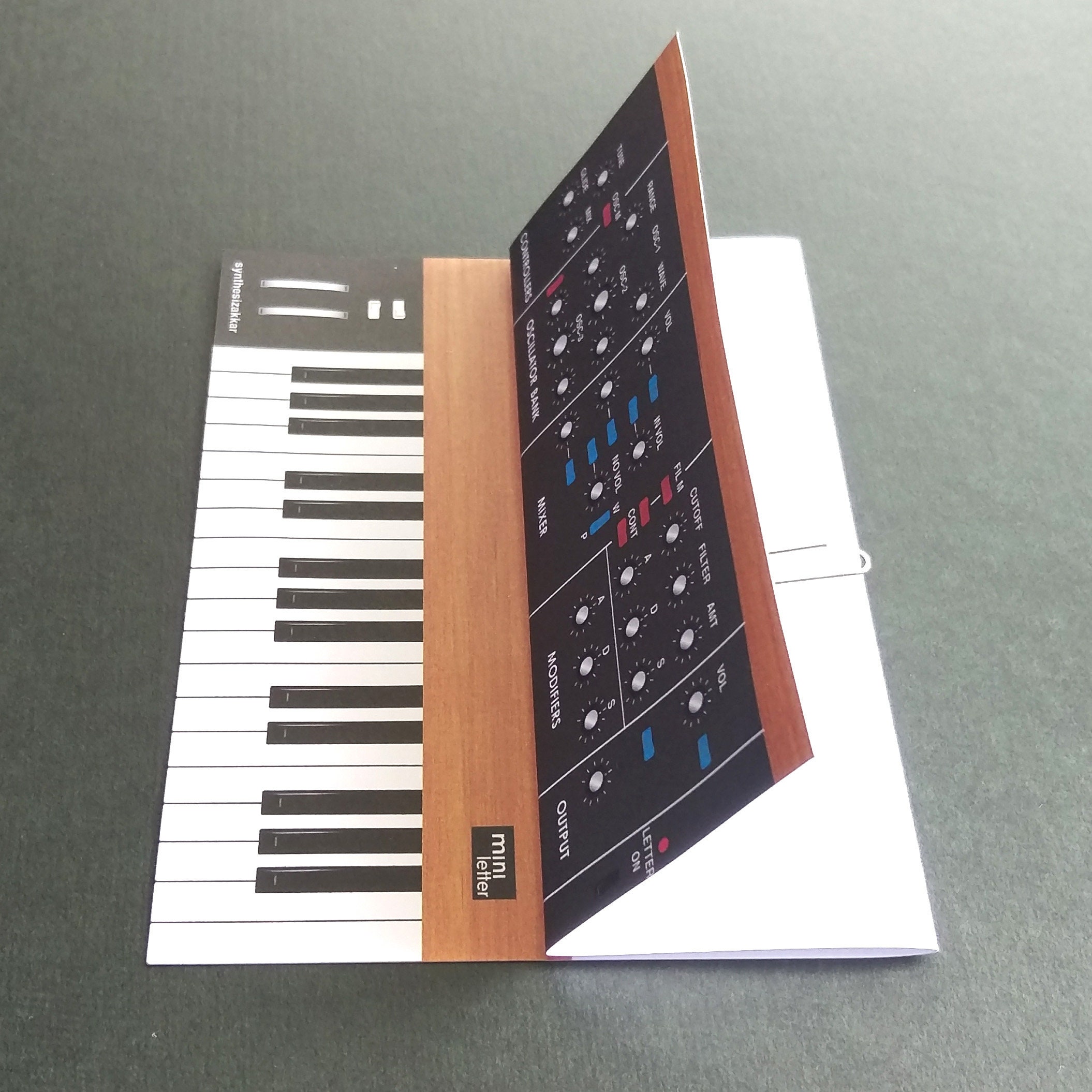 Letter Analog Synthesizer Design Letter Set Mini Letter Etsy