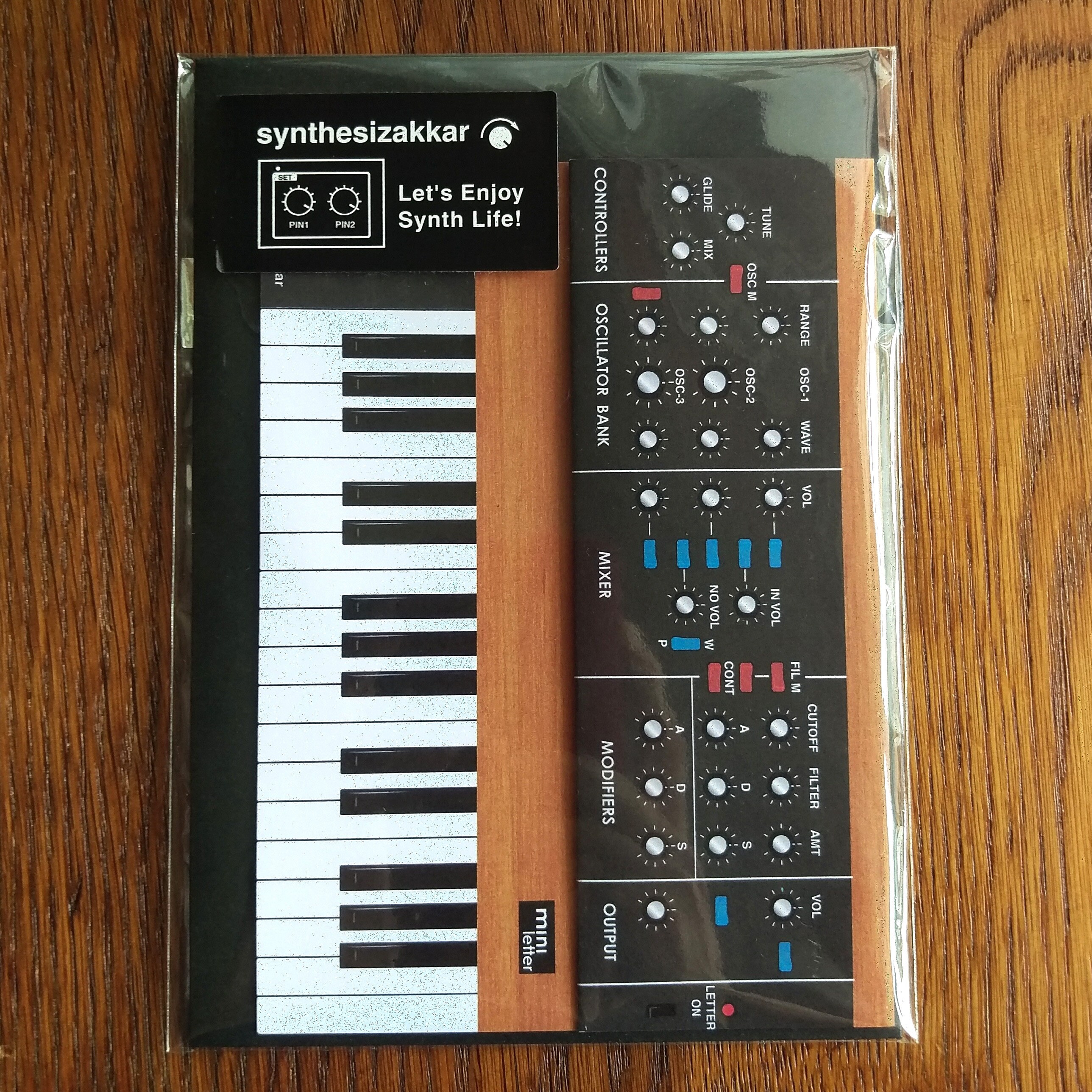 Letter Analog Synthesizer Design Letter Set Mini Letter Etsy