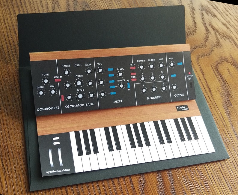 Letter Analog Synthesizer Design Letter Set Mini Letter Etsy