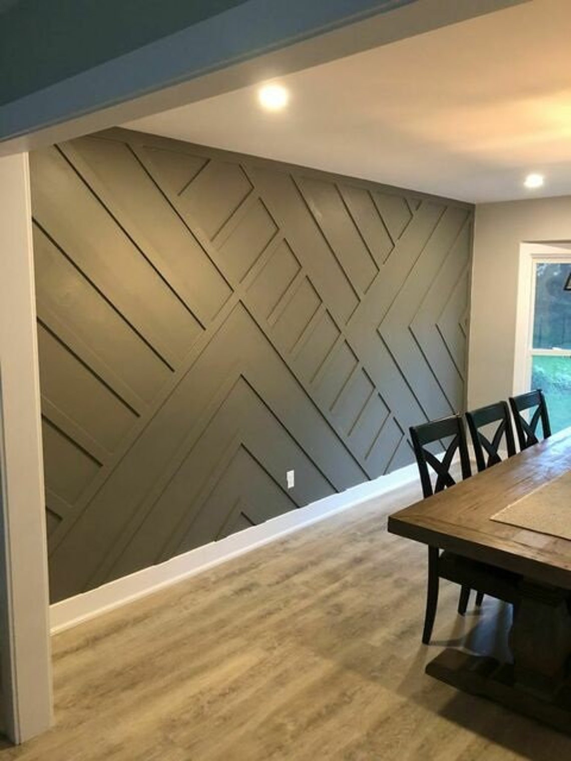 Accent Wall Design and Installation Instructions - Etsy
