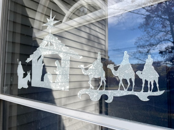 Birdhouse Window Clings Brighten Your Winter - Jennifer Maker