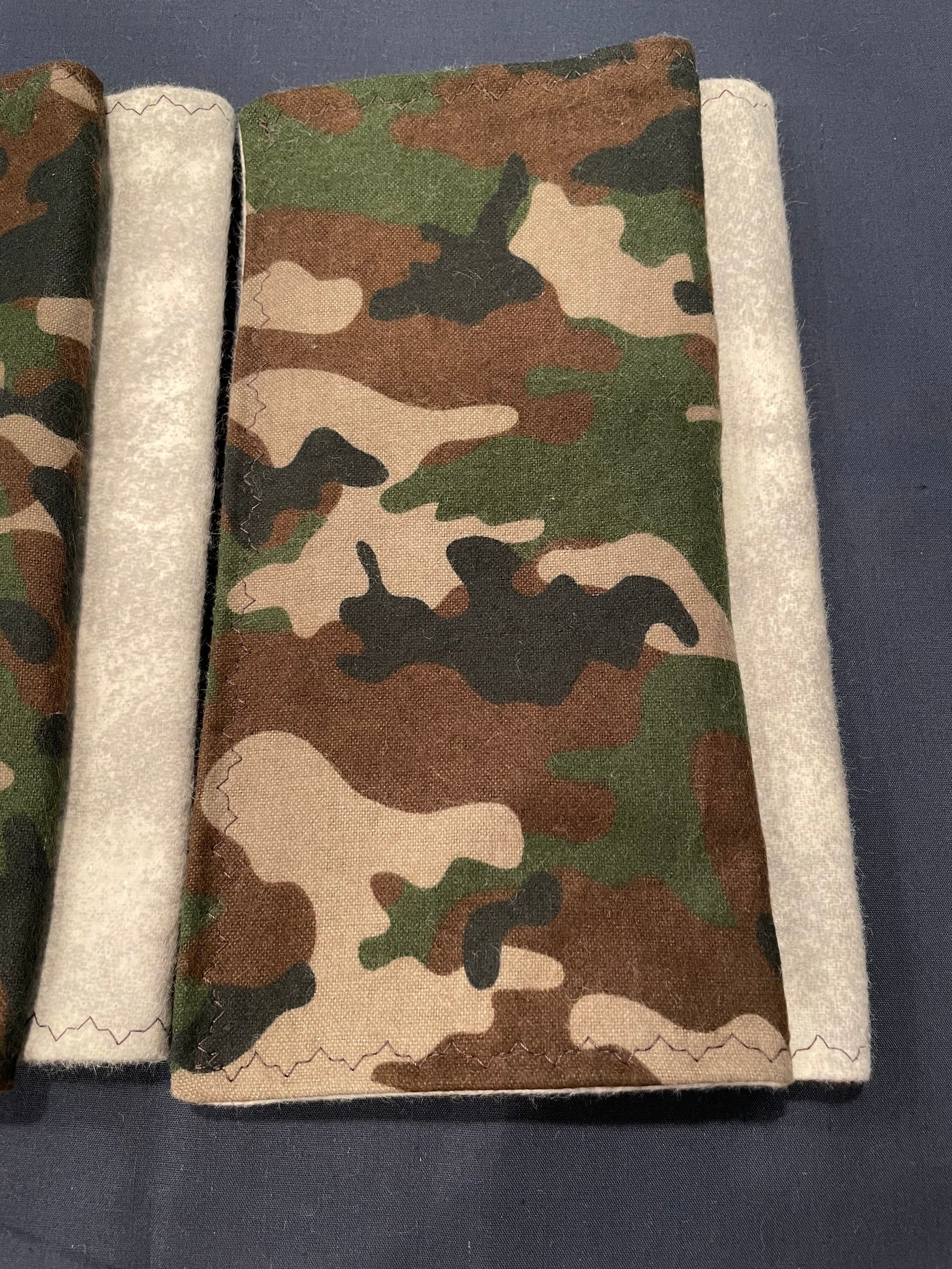 Set of 2 Camo Flannel Napkins Kids Reusable Cloth Napkins | Etsy