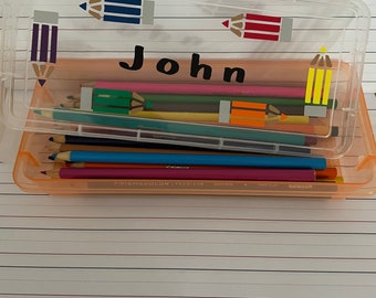 Personalized Pencil Case - Personalized Pencil Box - Back to School
