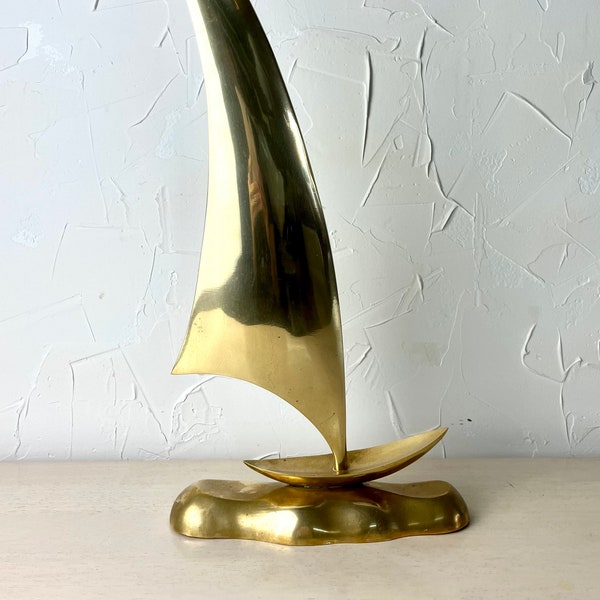 Brass Sailboat Etsy