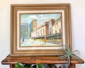 Vintage Oil Painting, Framed Art, Artist Signed