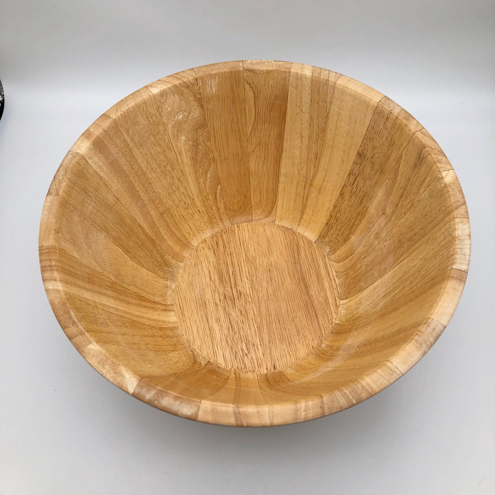 Large Wood Serving Bowl Palm Tree Design Two available Etsy