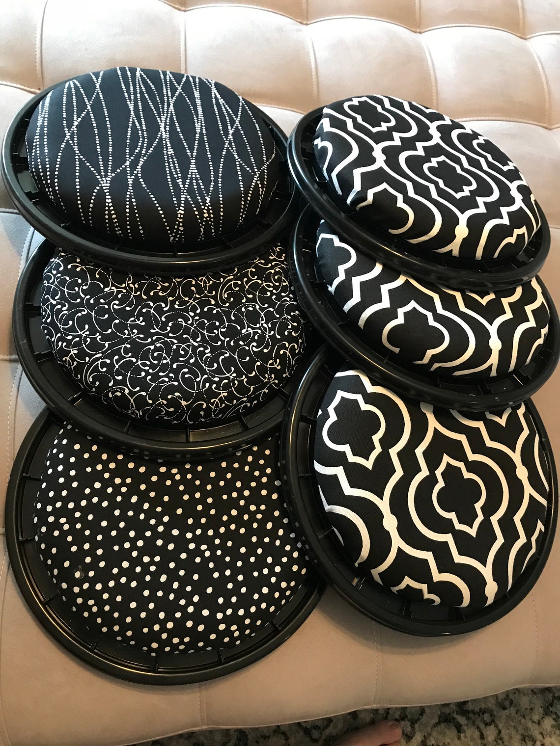 6Pack Bucket Seat Cushions AND DECAL quotes. Bucket sold Etsy