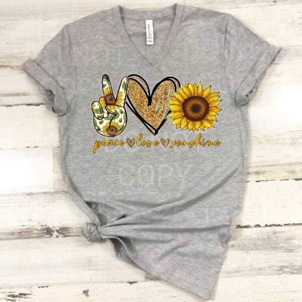 Peace Love Sunshine Screen Print