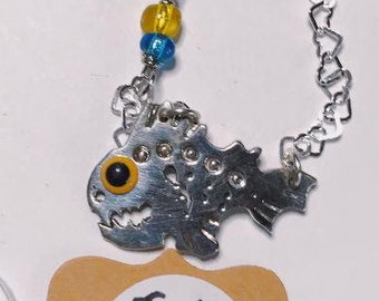 Angry Fish Necklace