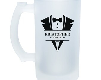 Frosted Beer Mug Etsy