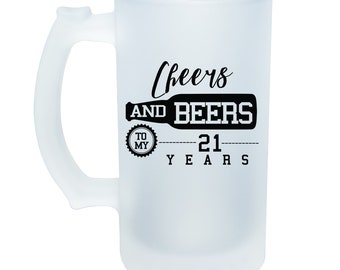 Frosted Beer Mug Etsy