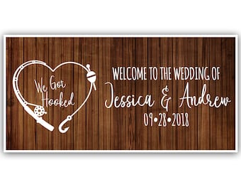 We Got Hooked Personalized Banner