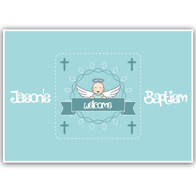 Baptism Personalized Banner