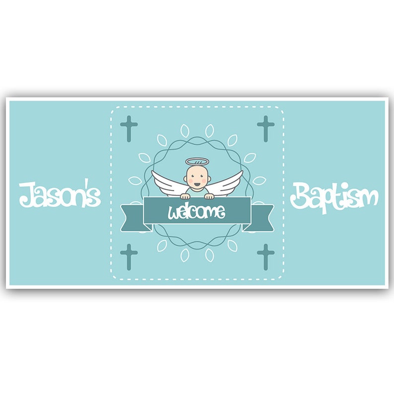 Baptism Personalized Banner