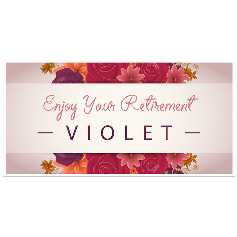 Congratulations on your Retirement Banner