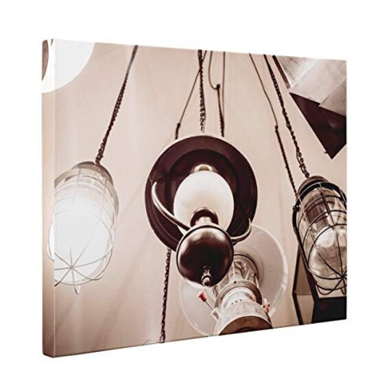 Hanging Ceiling Lamps Photography Canvas Wall Art