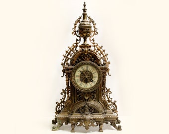 Vintage Kern 400-day Anniversary Clock With Glass Dome, Made in