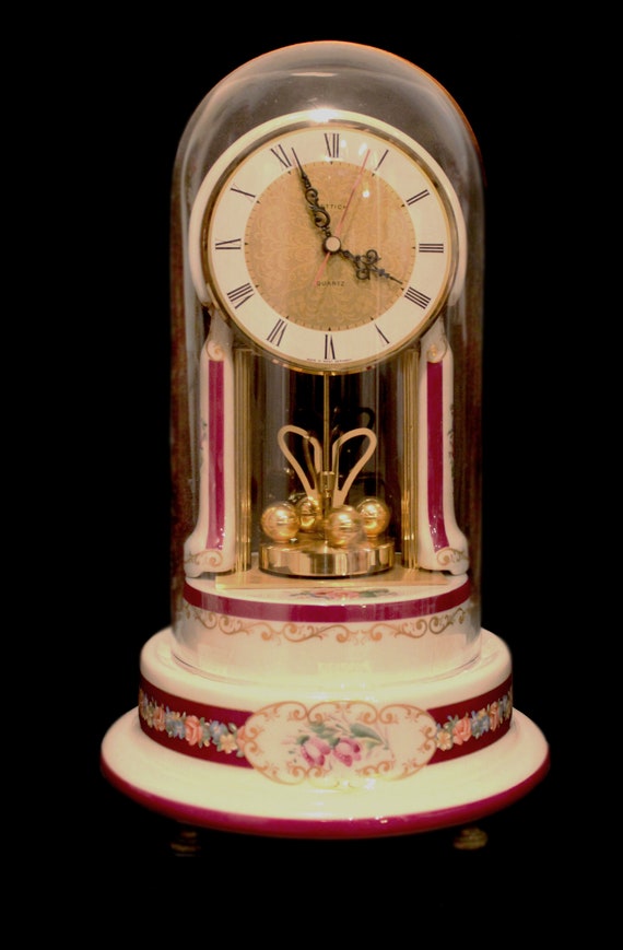 Horloge à quartz Hettich en porcelaine anniversaire vintage - Etsy Canada