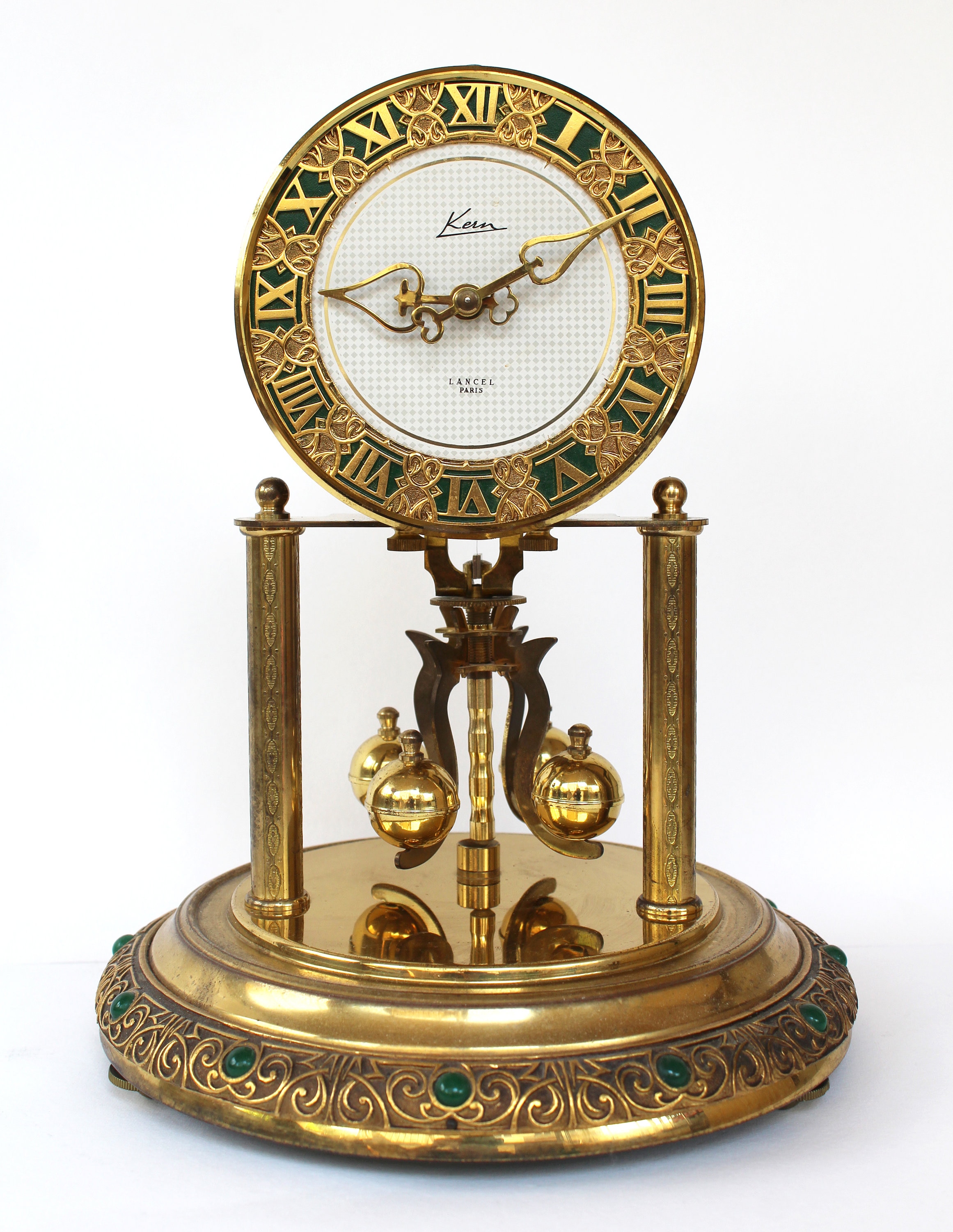 KERN ケルン 400日巻高級置時計 西ドイツ製 元箱付き W-GERMANY KERN ケルン 400日巻高級置時計 西ドイツ製 元箱付き W-GERMANY KERN