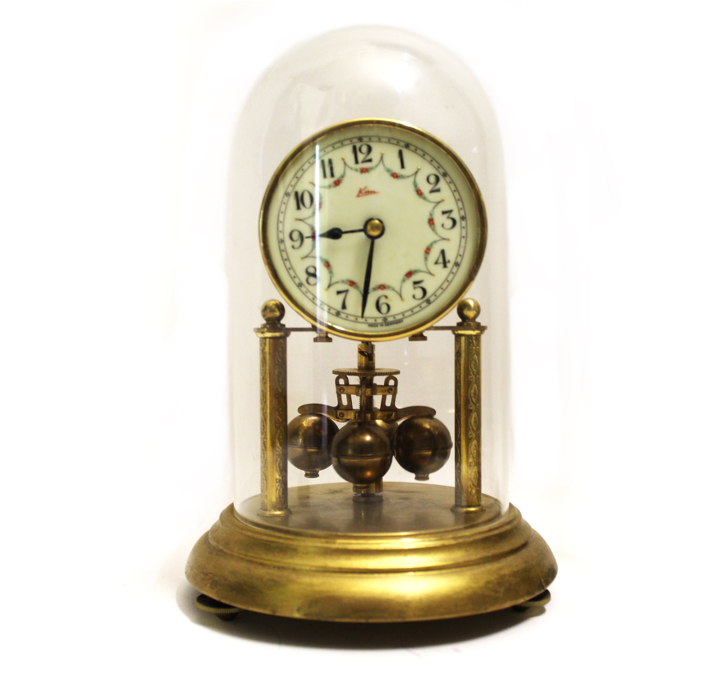 KERN ケルン 400日巻高級置時計 西ドイツ製 元箱付き W-GERMANY KERN ケルン 400日巻高級置時計 西ドイツ製 元箱付き W-GERMANY