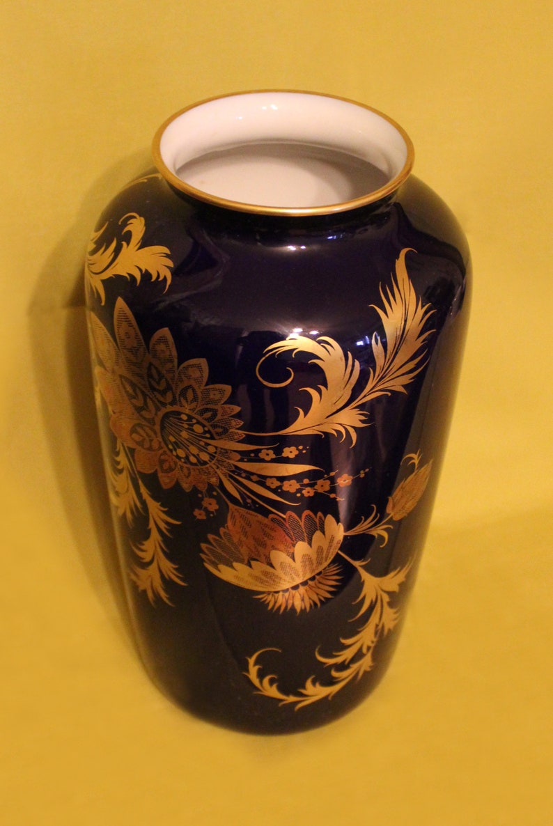Large tall porcelain vase Kaiser W. Germany. Undine Echt Etsy