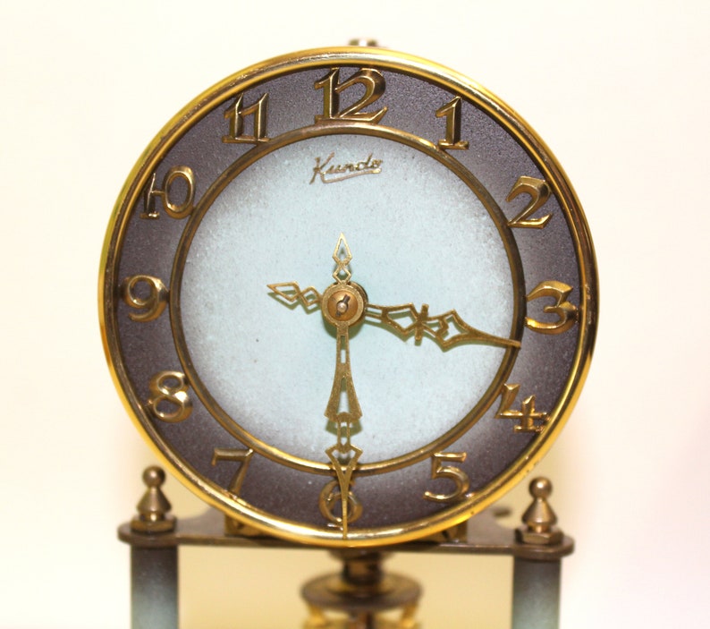 Well Working Kundo 400 Day Clock Mantel Clock From 1953 Etsy