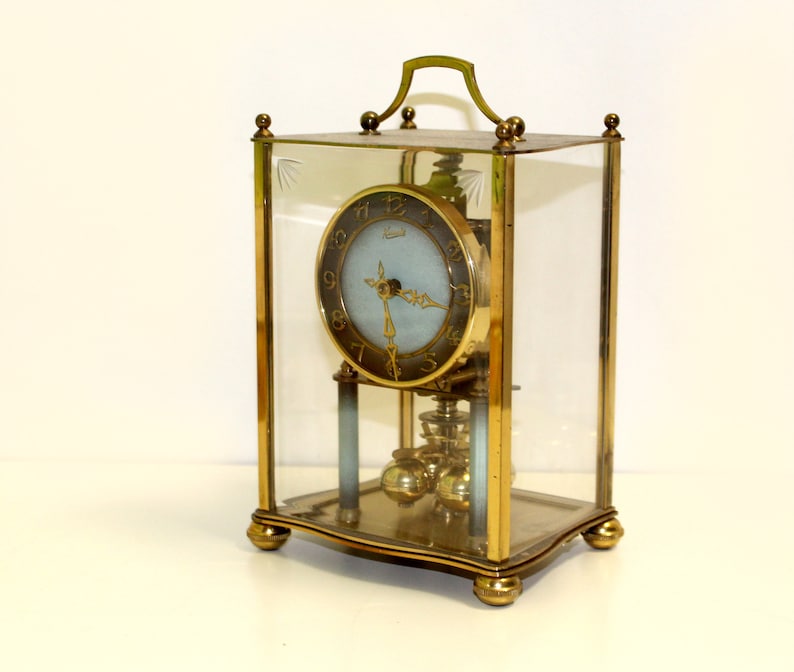 Well Working Kundo 400 Day Clock Mantel Clock From 1953 Etsy